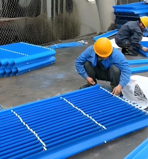 工業冷卻系統的色彩創新:冷卻塔藍色填料的技術邏輯、冷卻塔藍色填料的工程價值與冷卻塔藍色填料的全周期管理深度指南